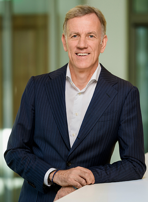 Portrait des Sparkassendirektor Burkhard Wittmacher